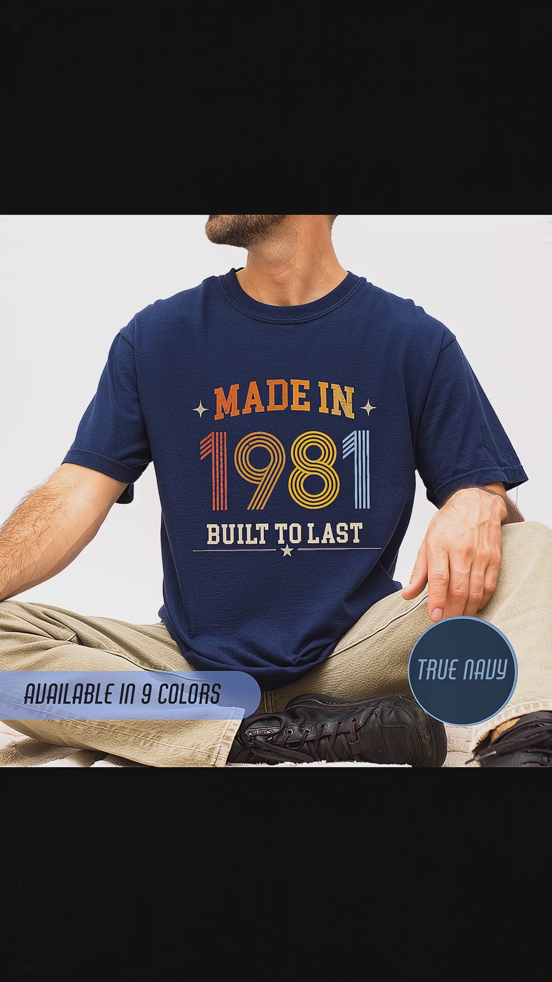 Made in 1981 T-Shirt – 45th Birthday Gift