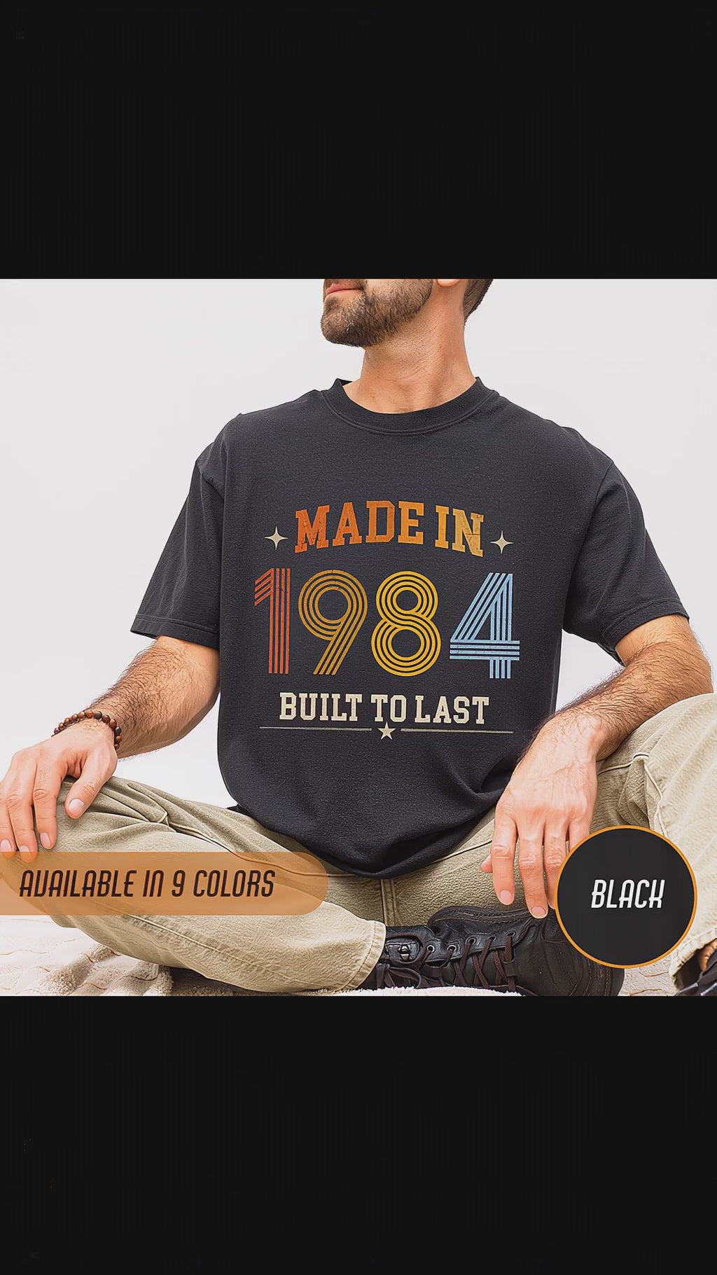 Made in 1984 T-Shirt – 42nd Birthday Gift
