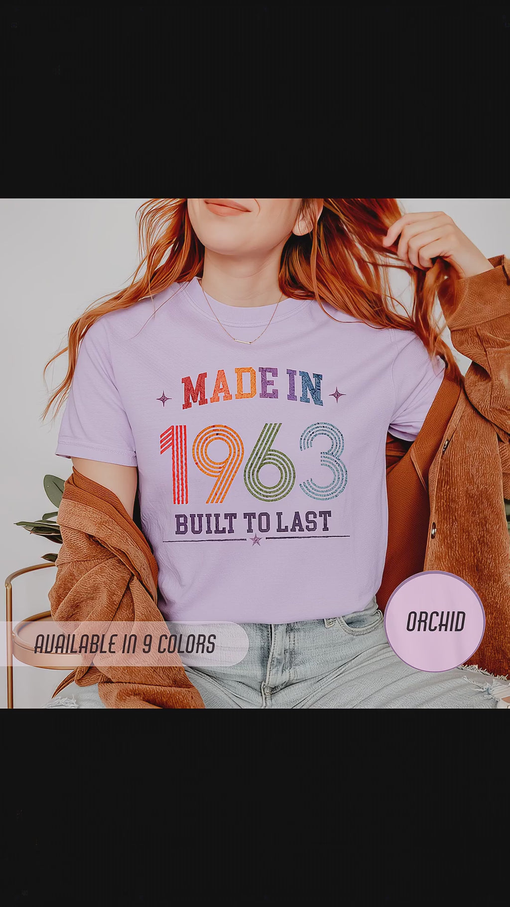 Made in 1963 T-Shirt – 63rd Birthday Gift