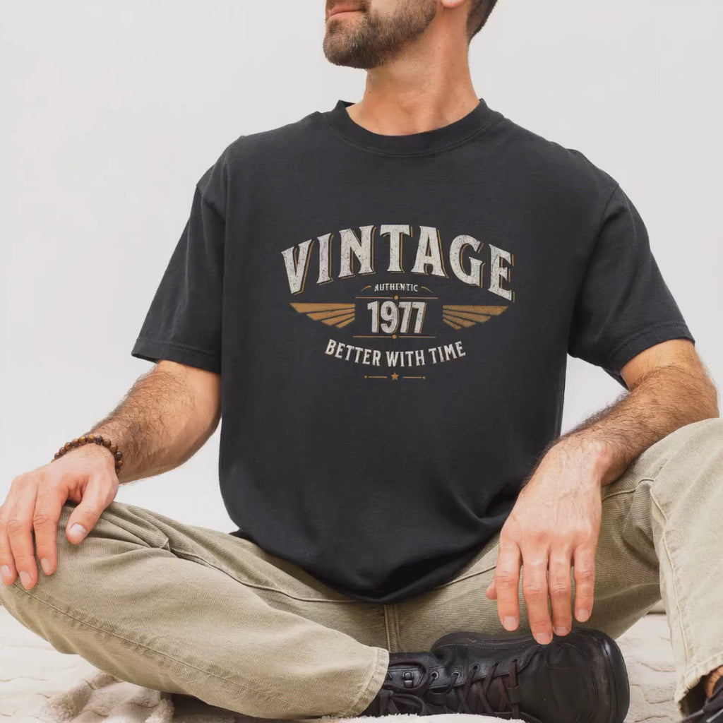 Better With Time 1977 T-Shirt – 49th Birthday Gift