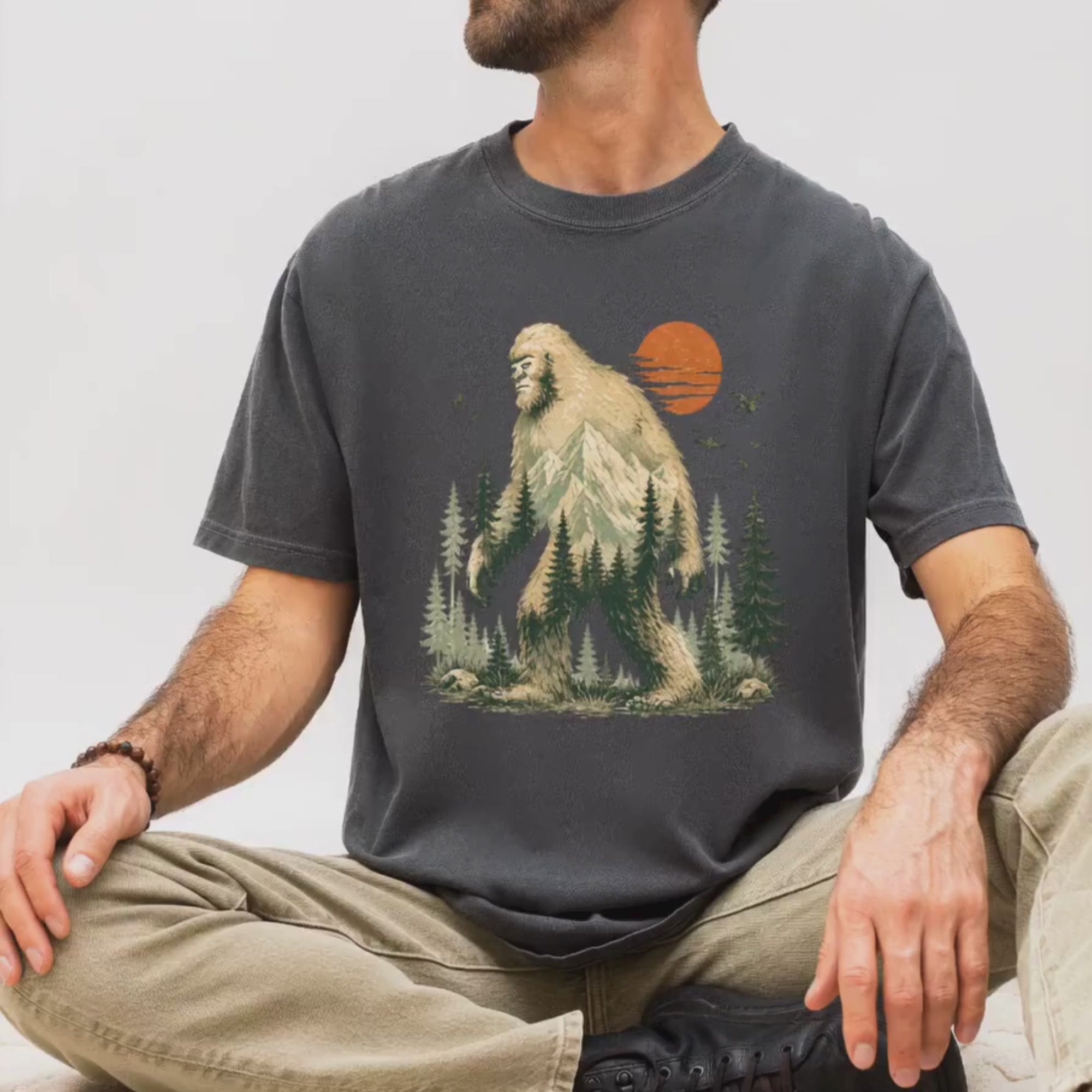 Bigfoot Forest Wanderer – Wildlife Nature T-Shirt | Outdoors Edition