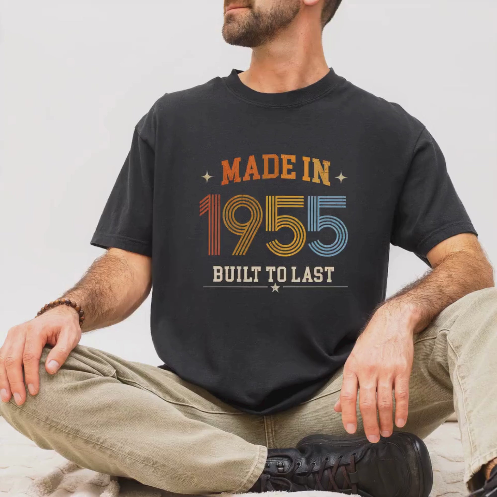 Made in 1955 T-Shirt — Built to Last Vintage Birthday Tee