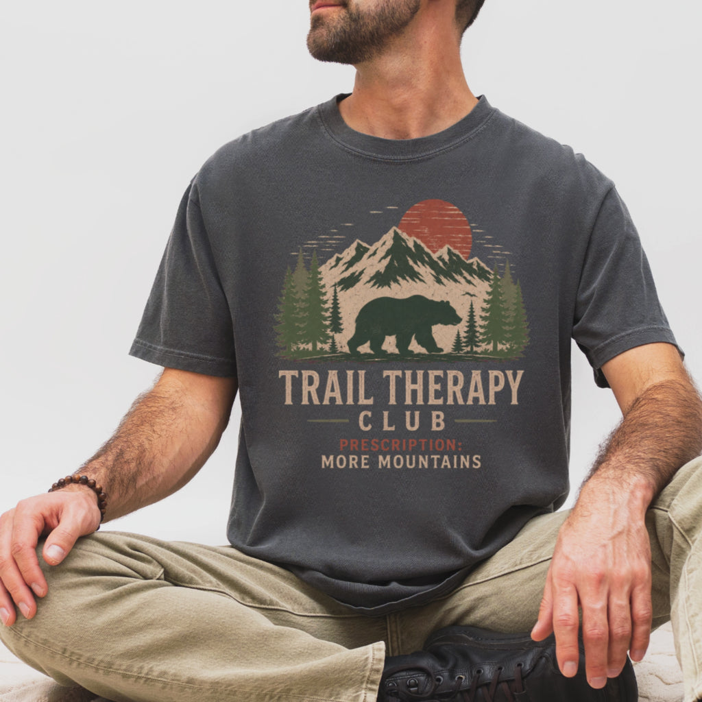 Trail Therapy Club – Bear Hiking T-Shirt | Explorer Edition