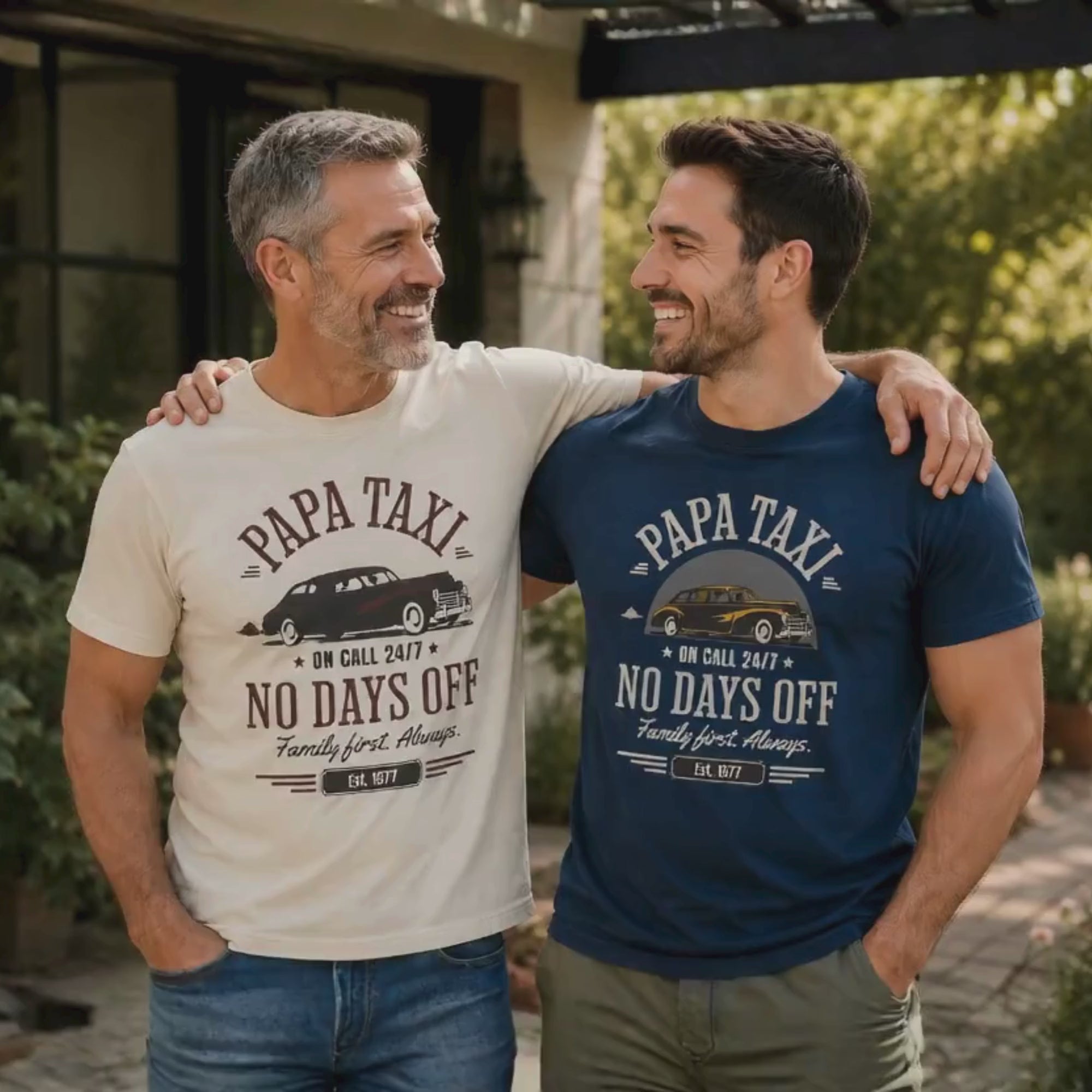 Papa Taxi tee, the perfect Father's day gift