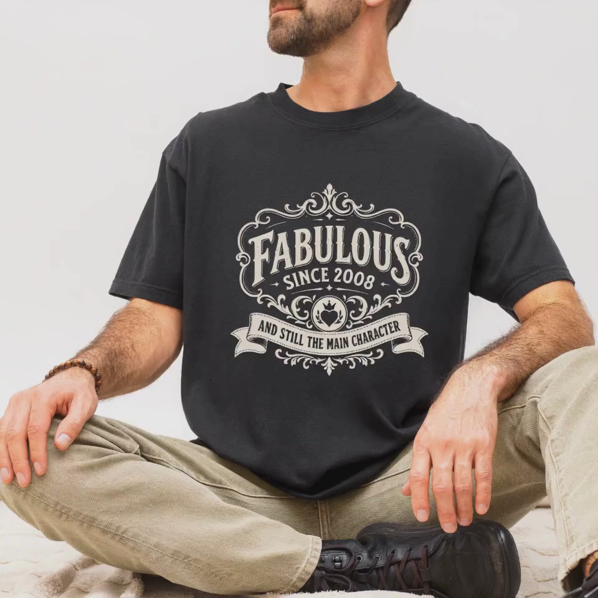 Fabulous Since 2008 T-Shirt – 18th Birthday Gift