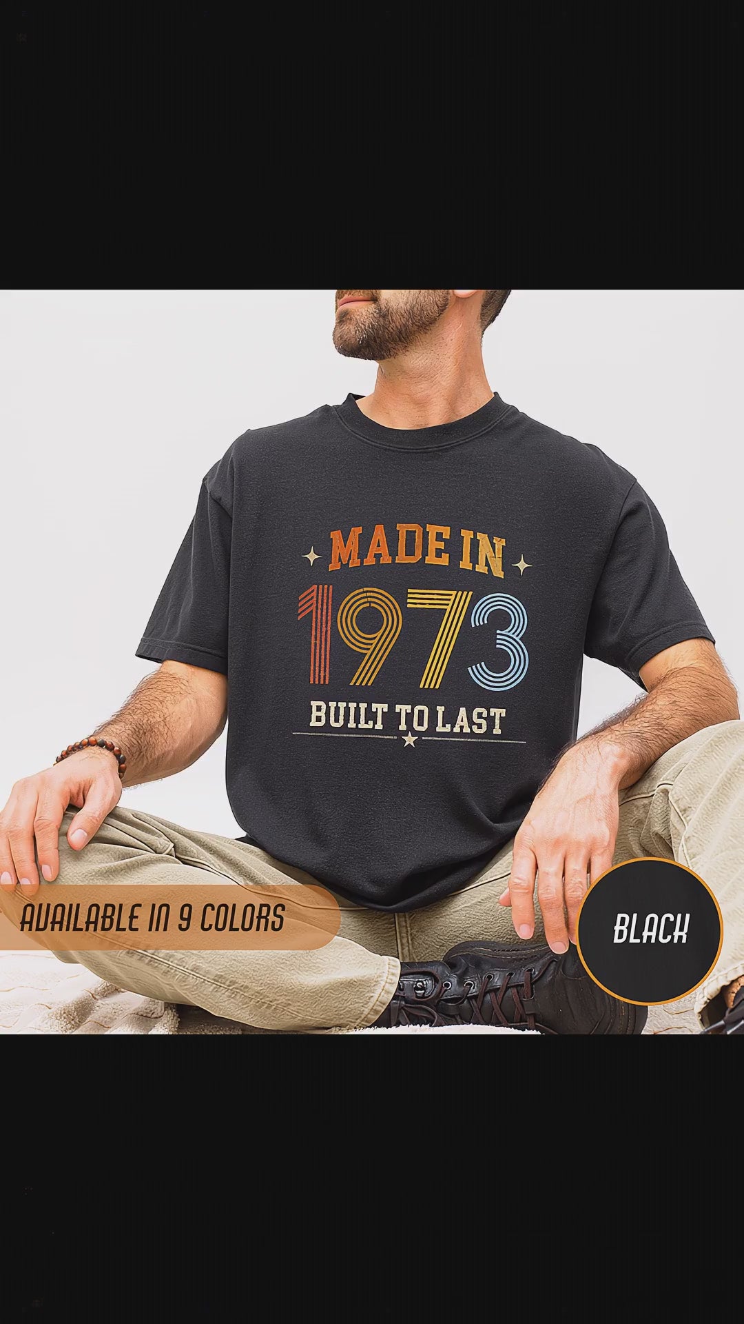 Made in 1973 T-Shirt – 53rd Birthday Gift