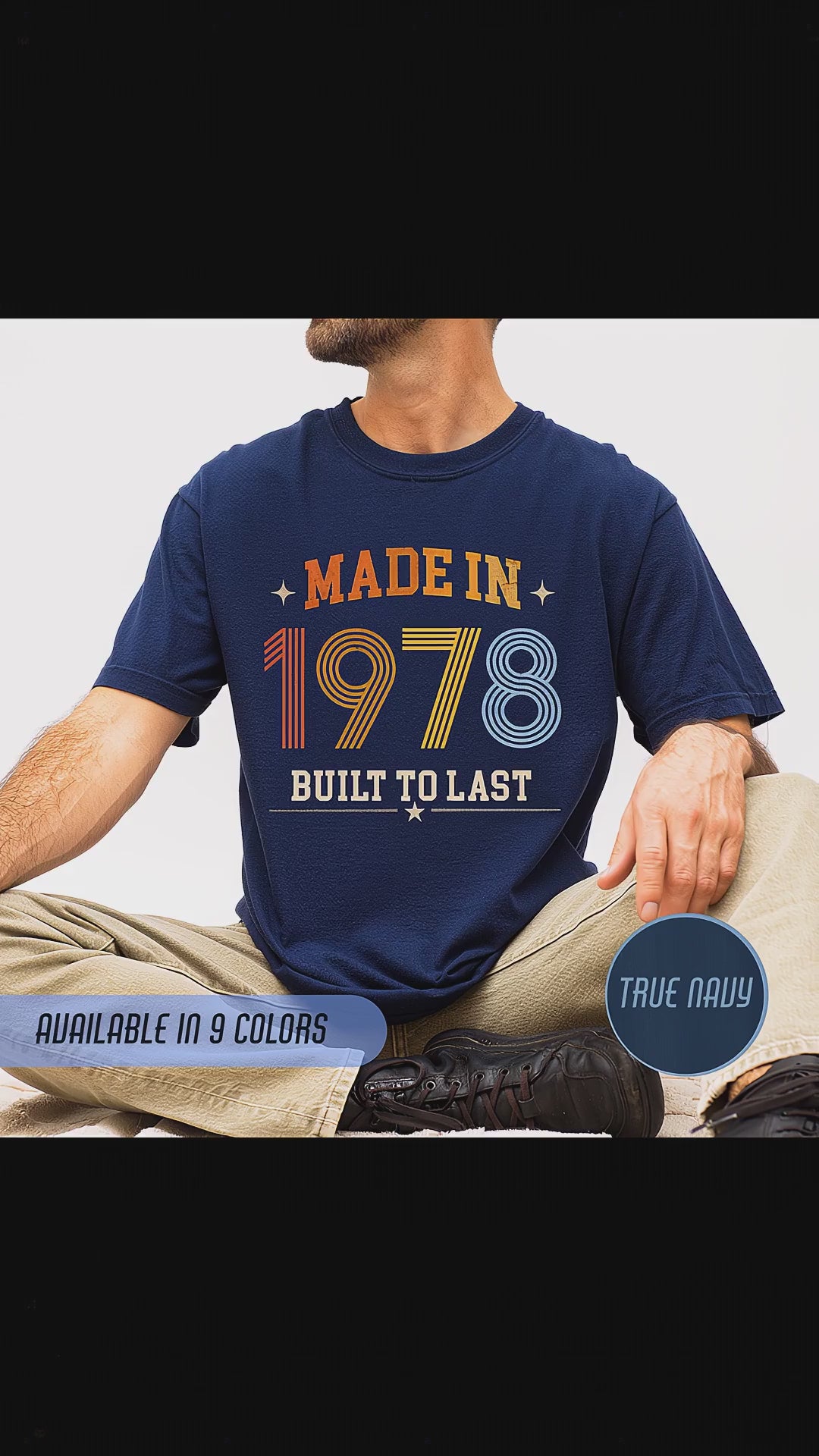 Made in 1978 T-Shirt – 48th Birthday Gift