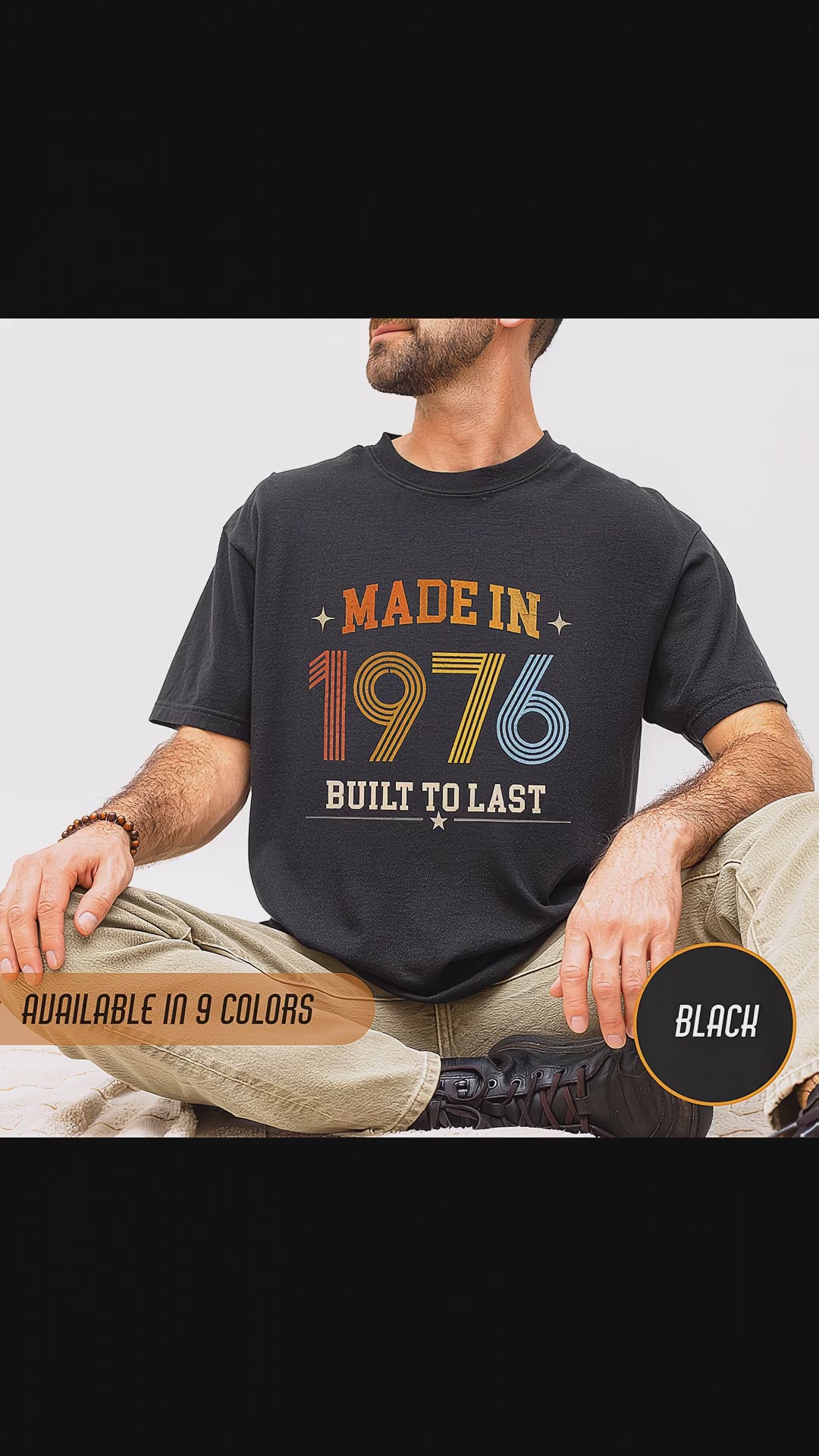 Made in 1976 T-Shirt – 50th Birthday Gift