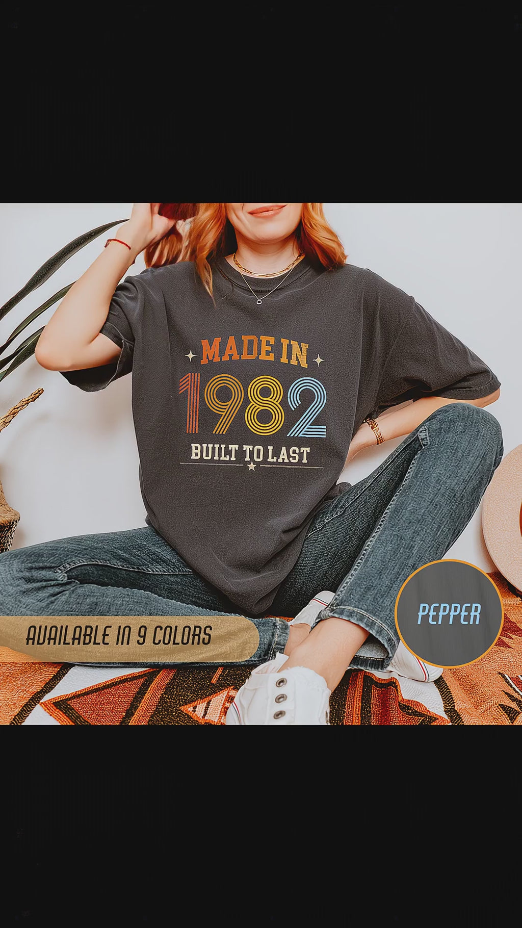 Made in 1982 T-Shirt – 44th Birthday Gift