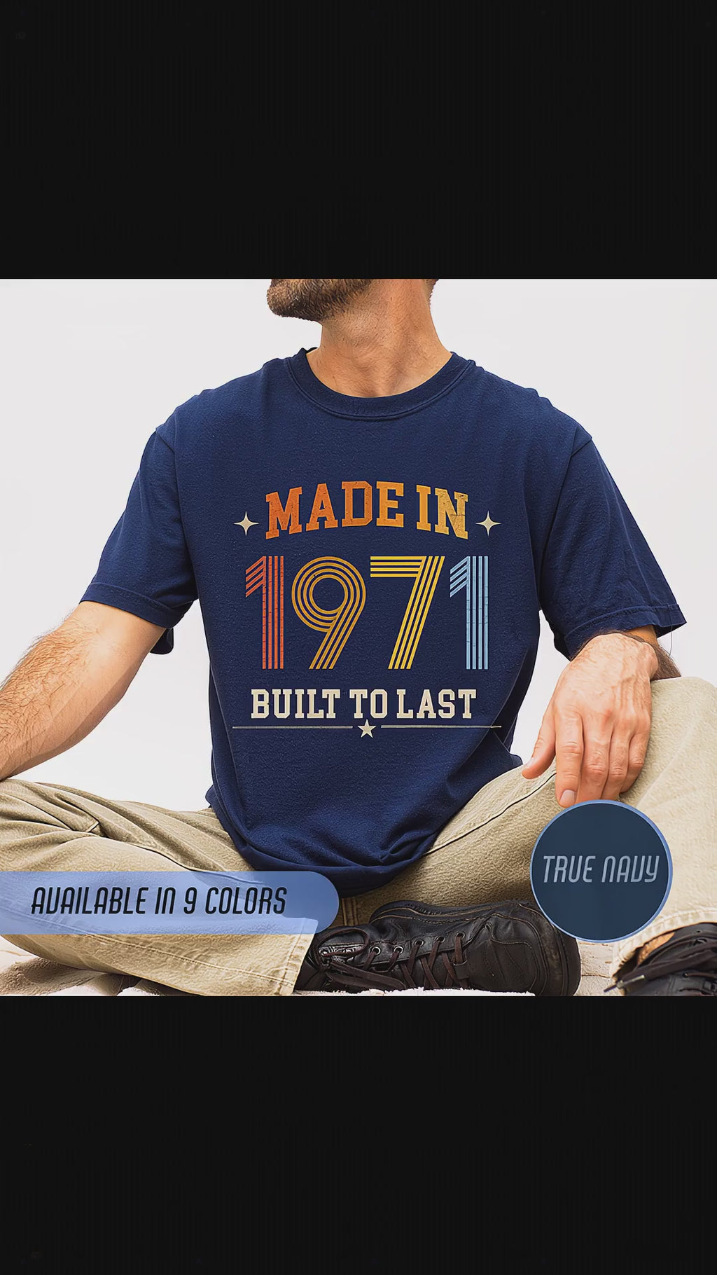 Made in 1971 T-Shirt – 55th Birthday Gift