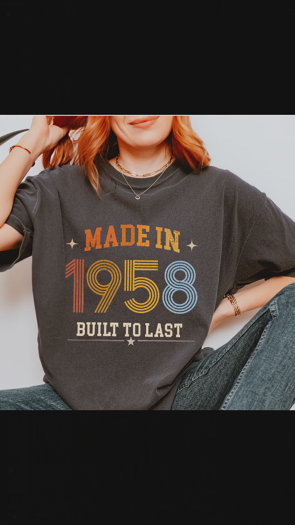 Made in 1958 T-Shirt – 68th Birthday Gift