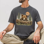 Curious Bear Cub – Wildlife Explorer T-Shirt | Outdoors Edition