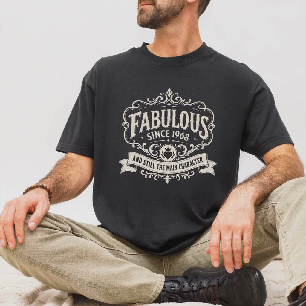 Fabulous Since 1968 T-Shirt – 58th Birthday Gift