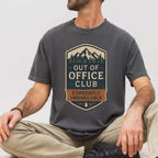 Out of Office Club – Retro Badge T-Shirt | Explorer Edition