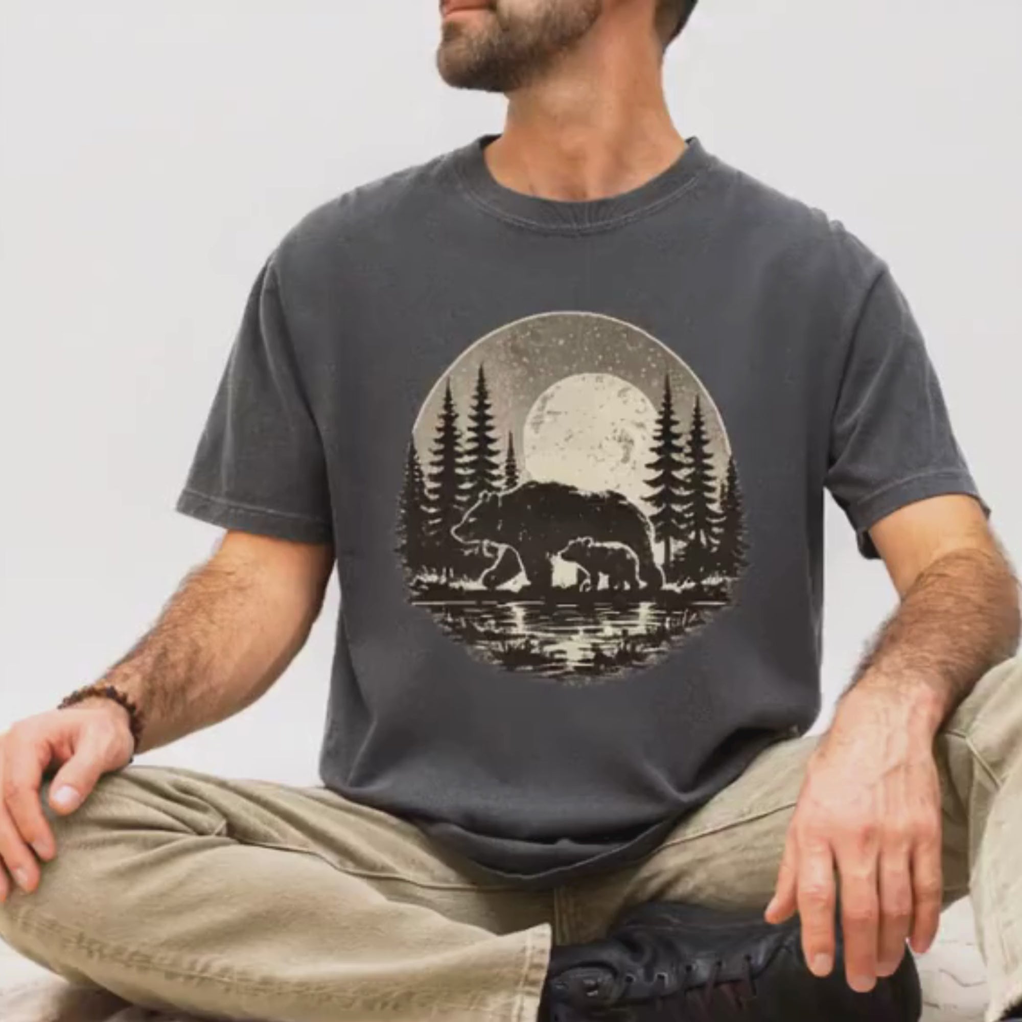 Bear in the Wild – Forest Wilderness T-Shirt | Explorer Edition
