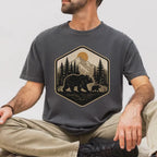 Vintage Bear – National Park Badge T-Shirt | Explorer Edition