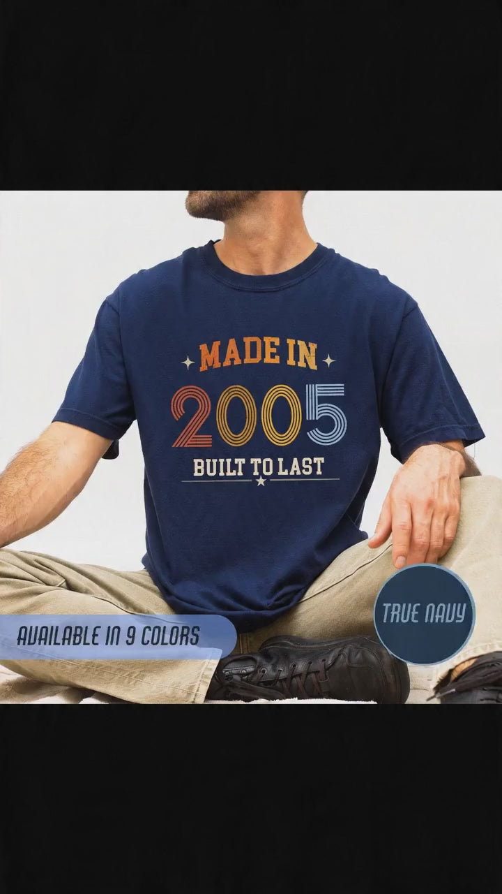 Made in 2005 T-Shirt – 21st Birthday Gift