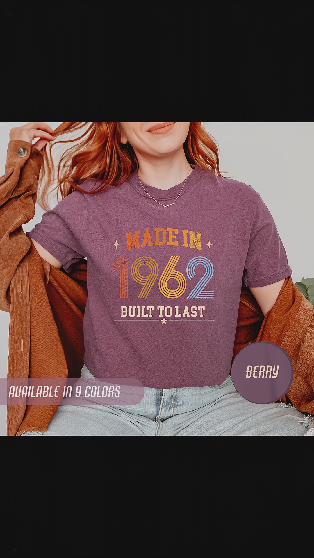 Made in 1962 T-Shirt – 64th Birthday Gift