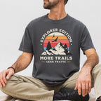 More Trails Less Traffic – Hiking T-Shirt | Outdoors Edition