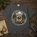 Raccoon Nature – Woodland Animal T-Shirt | Explorer Edition