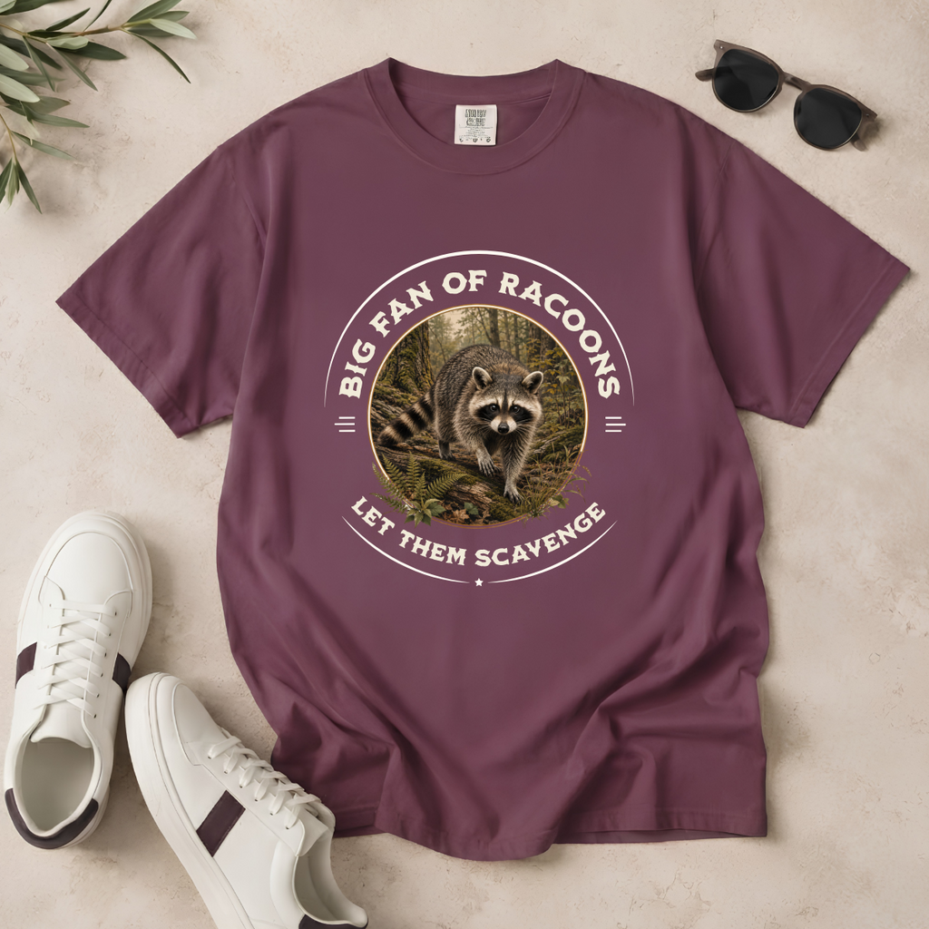 Let Them Scavenge – Raccoon T-Shirt | Outdoors Edition