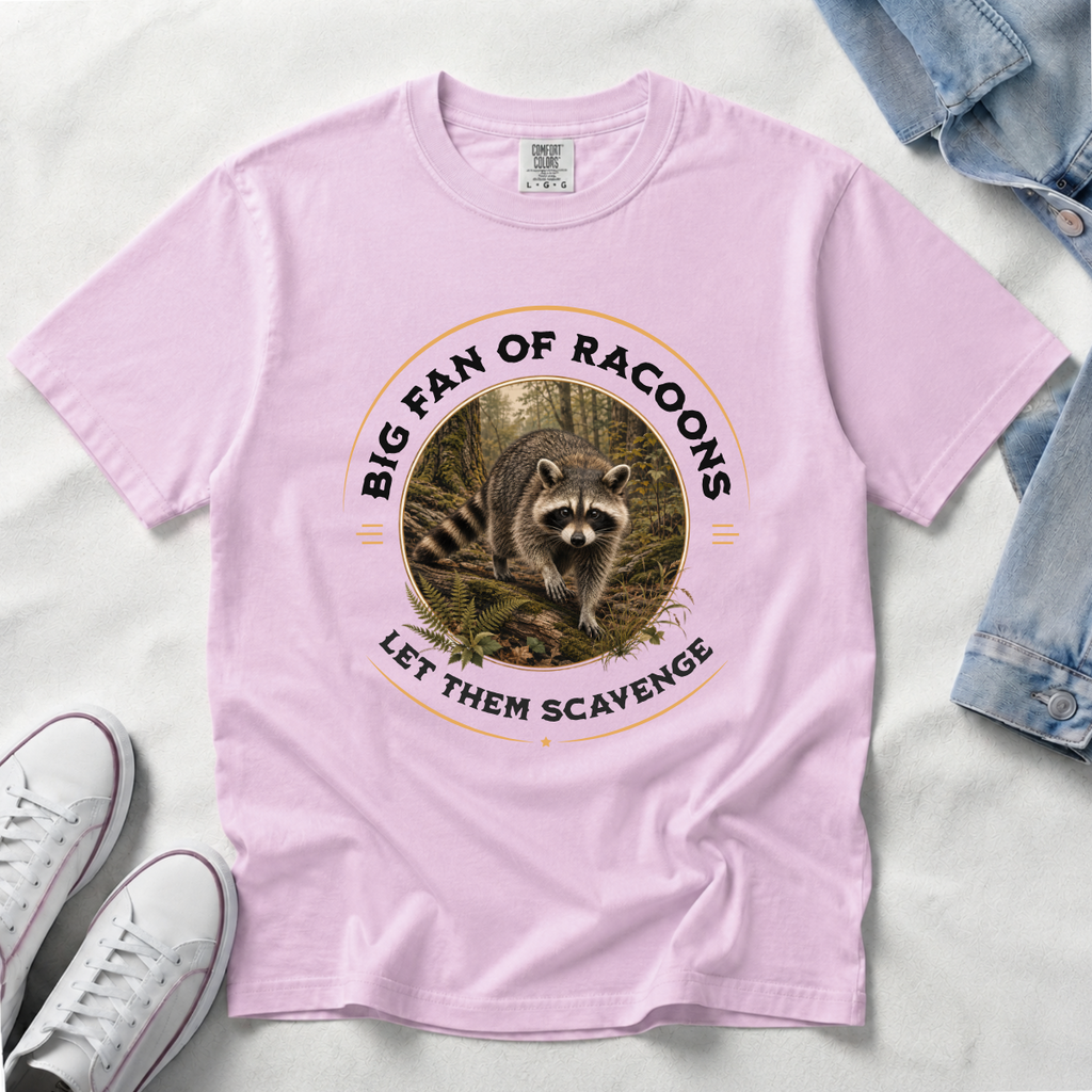 Let Them Scavenge – Raccoon T-Shirt | Outdoors Edition