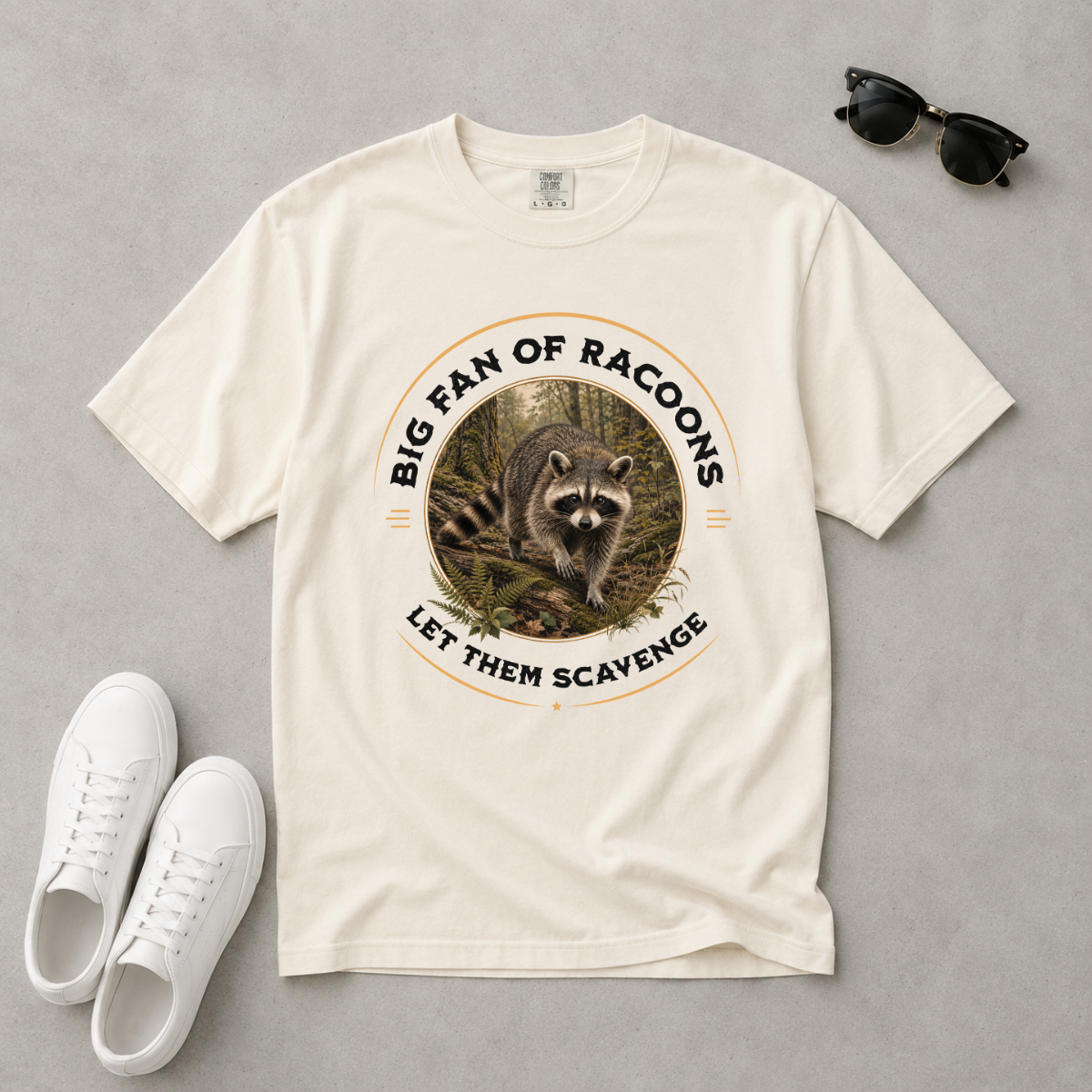 Let Them Scavenge – Raccoon T-Shirt | Explorer Edition