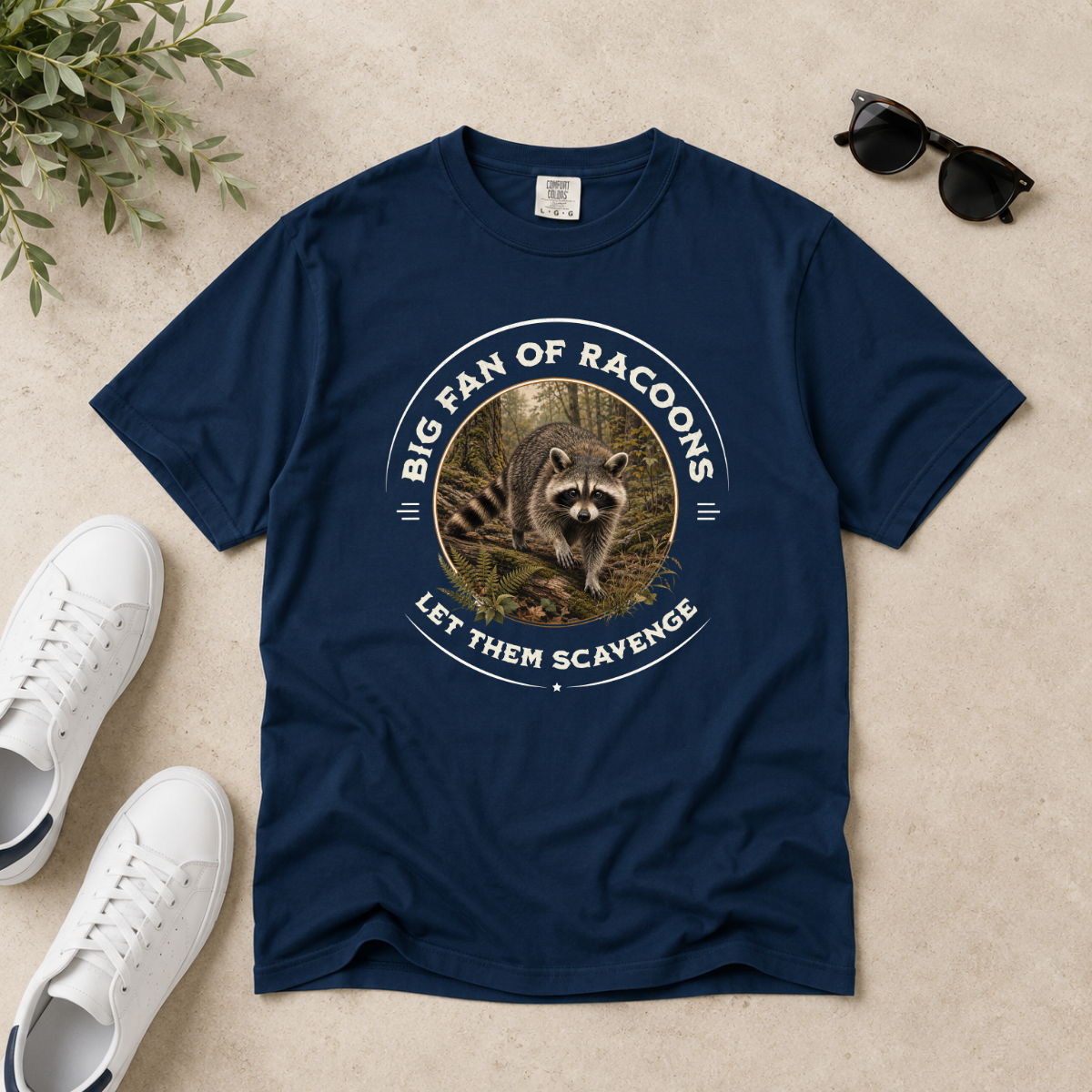 Let Them Scavenge – Raccoon T-Shirt | Explorer Edition