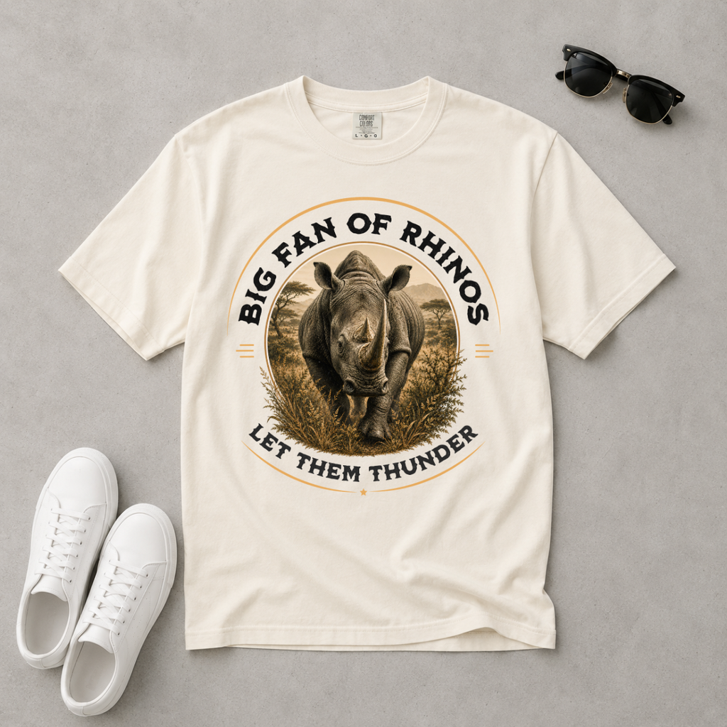 Last of Its Kind – Black Rhino T-Shirt | Explorer Edition