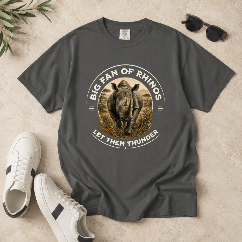 Last of Its Kind – Black Rhino T-Shirt | Explorer Edition