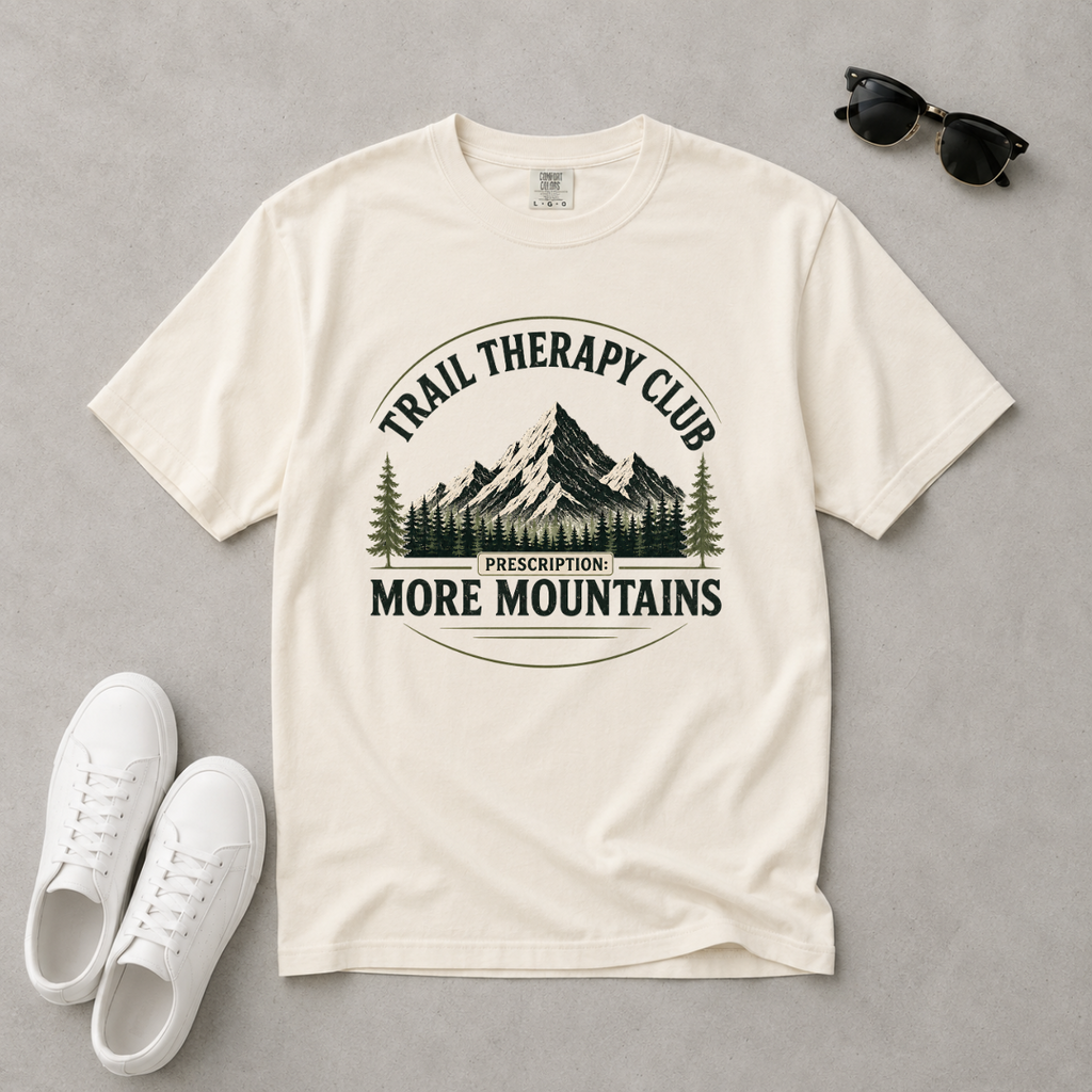 Trail Therapy Club – Hiking T-Shirt | Explorer Edition