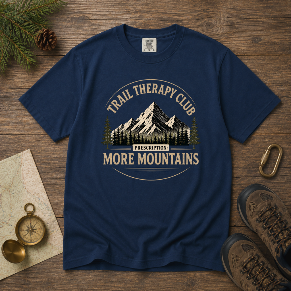 Trail Therapy Club – Hiking T-Shirt | Explorer Edition