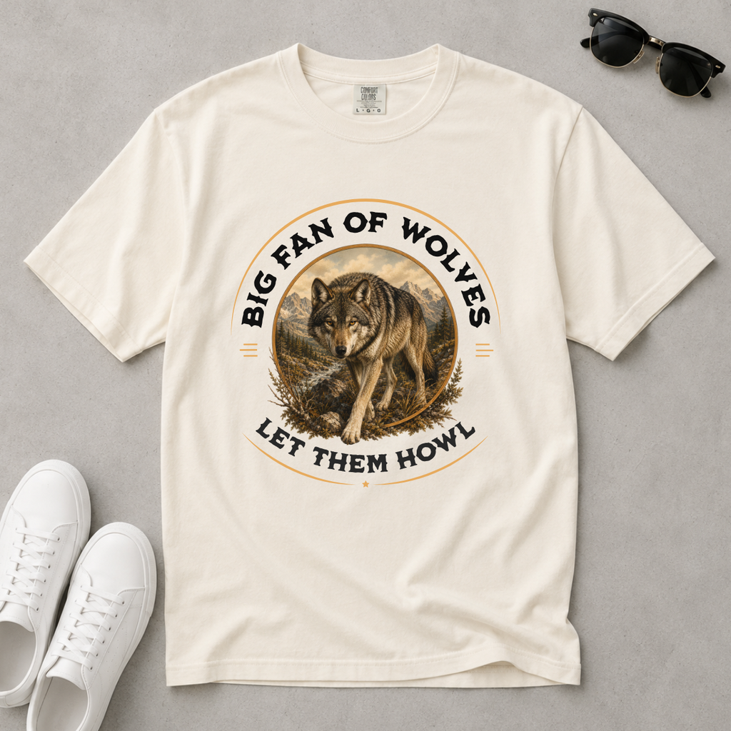 Let Them Howl – Wolf T-Shirt | Outdoors Edition