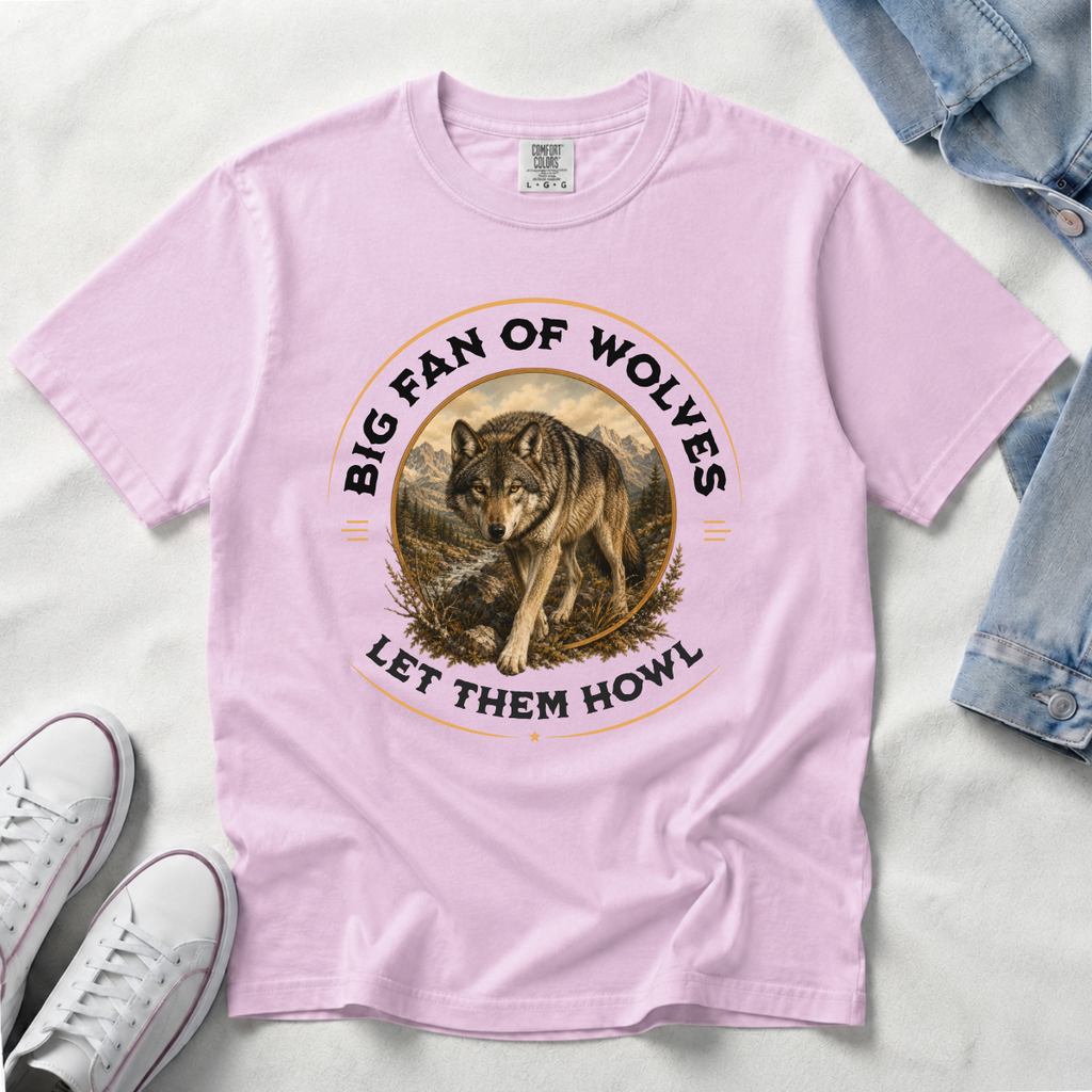 Let Them Howl – Wolf T-Shirt | Outdoors Edition