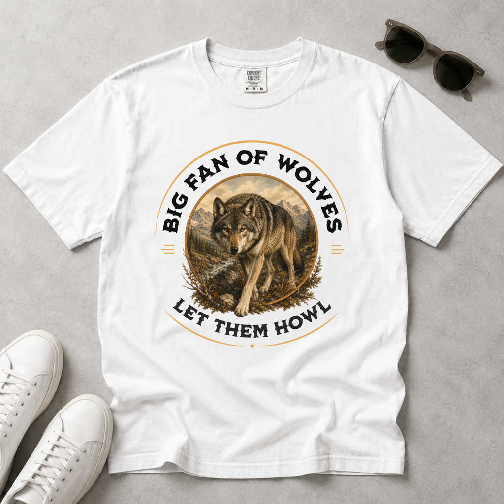Let Them Howl – Wolf T-Shirt | Outdoors Edition