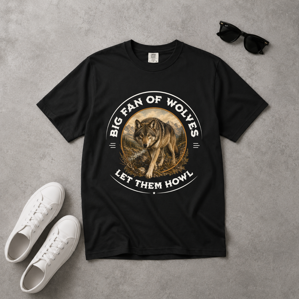 Let Them Howl – Wolf T-Shirt | Explorer Edition