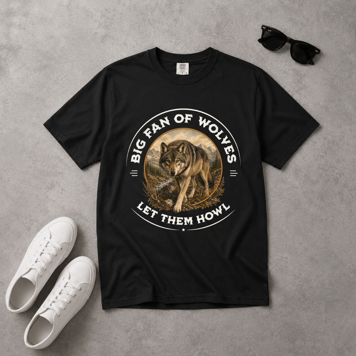 Let Them Howl – Wolf T-Shirt | Explorer Edition