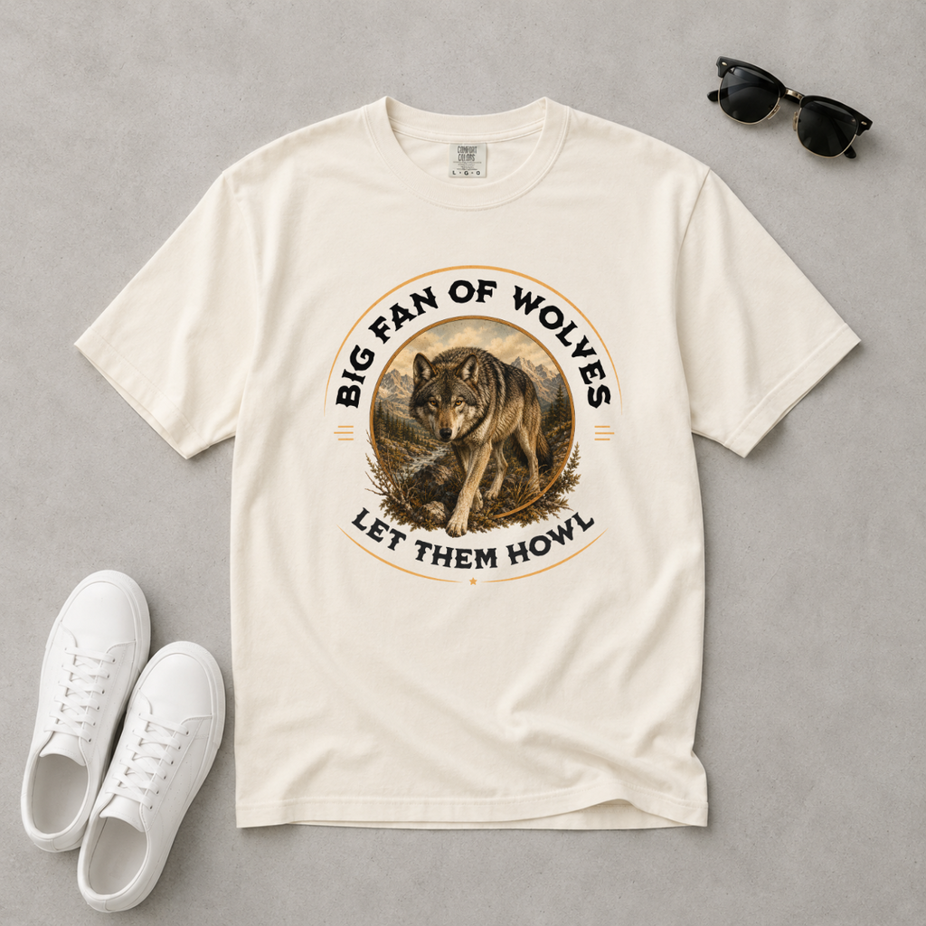 Let Them Howl – Wolf T-Shirt | Explorer Edition
