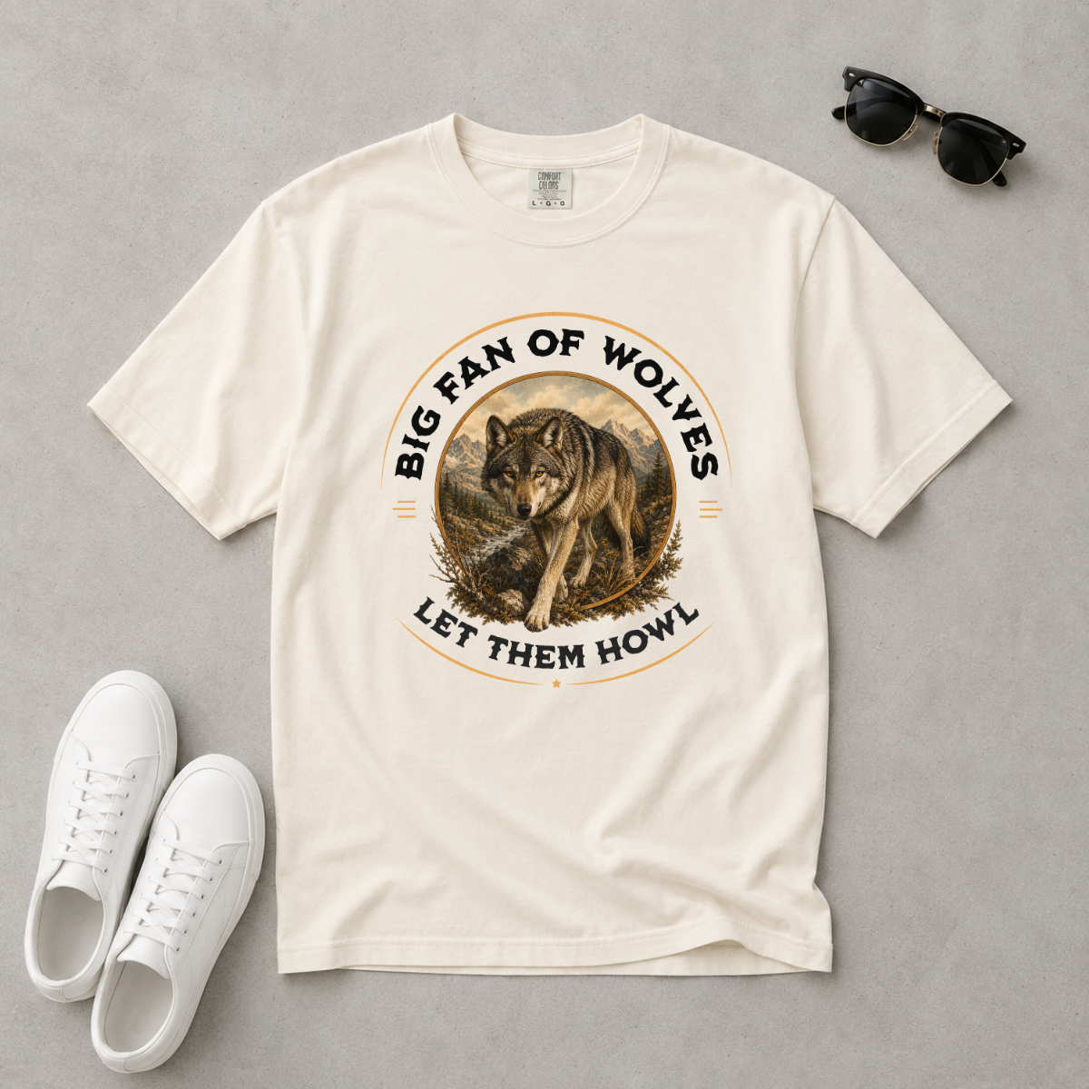 Let Them Howl – Wolf T-Shirt | Explorer Edition