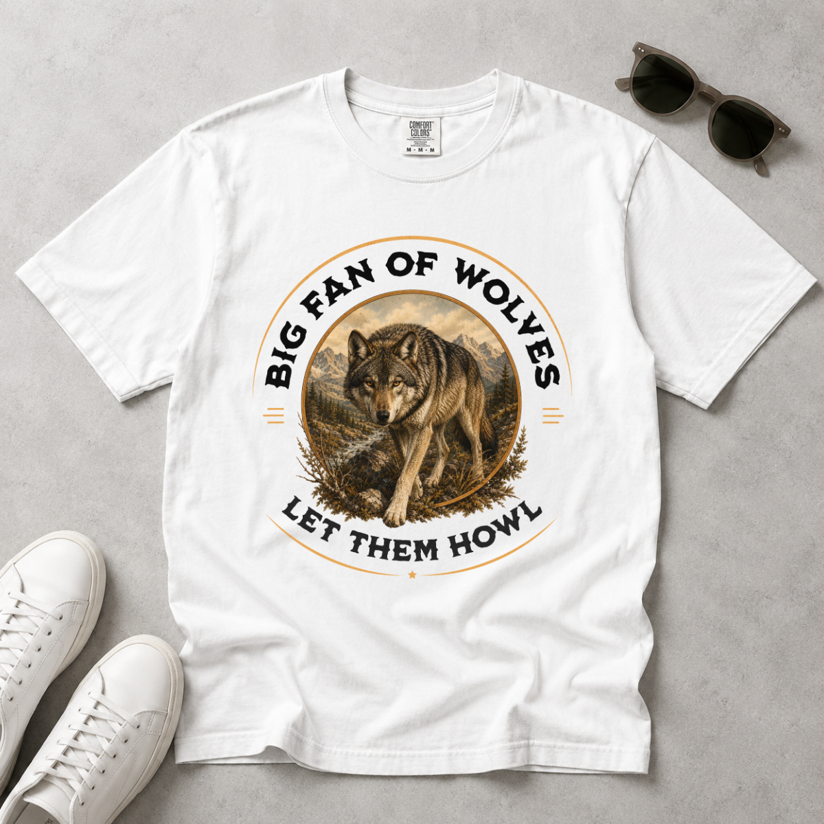 Let Them Howl – Wolf T-Shirt | Explorer Edition