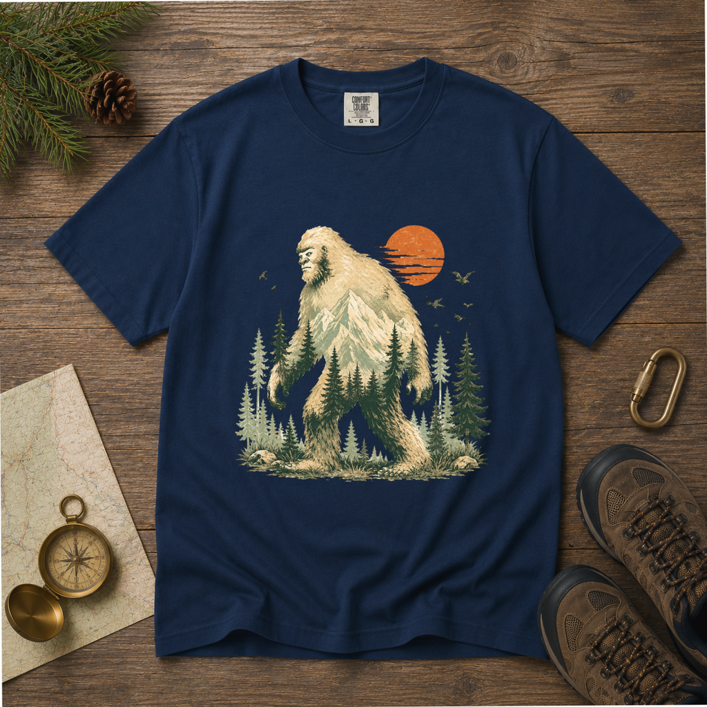 Bigfoot Forest Wanderer – Wildlife Nature T-Shirt | Outdoors Edition